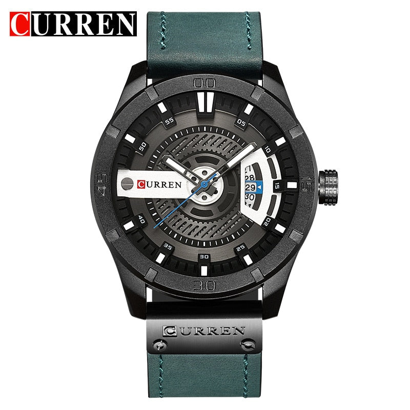 CURREN Hot Fashion Creative Watches Casual Military Quartz Sports Wristwatch Display Date Male Clock Hodinky Relogio Masculino