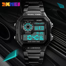 SKMEI 1335 Digital Watches For Mens 2 Time Chrono Men Wristwatches Fashion Sport Male Watch Clock Retro reloj hombre
