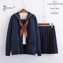 Uniformes escolares japoneses Anime COS traje de marinero Jk uniformes Universidad uniforme de escuela secundaria para niñas estudiantes traje amarillo claro