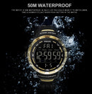 Relojes para hombre Luz LED digital Reloj SMAEL Shock Montre Relojes militares para hombre Marca superior de lujo 1350 Relojes de pulsera digitales Deportes