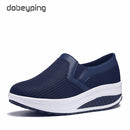 Spring Women's Swing Shoes Mesh Woman Loafers Flat Platforms Female Shoe Casual Wedges Ladies Shoes Height Increasing Footwear