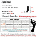 Eilyken 2022 New Women Sock Boots Pointed Toe Elastic High Boots Slip On High Heel Ankle Boots Women Pumps Stiletto Botas