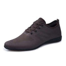 Herrenschuhe Atmungsaktive Herren Freizeitschuhe Turnschuhe Low Lace-up Mesh Herrenschuhe Bequeme flache Schuhe für Herren Zapatillas Hombre