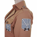Halloween Attack on Titan Shingeki no Kyojin Train Corps Jacket Eren Jaeger Cosplay Costume Game Anime Japanese
