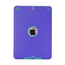 Cases For  iPad 9.7" 2017 2018(A1822/A1893),High-Impact Shockproof 3 Layers Soft Rubber Silicone+Hard PC Protective Cover Shell