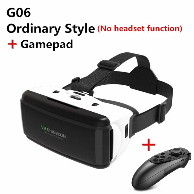 Caja de gafas 3D de realidad Virtual VR Original, casco de auriculares de cartón estéreo VR Google para teléfono inteligente IOS Android, balancín inalámbrico