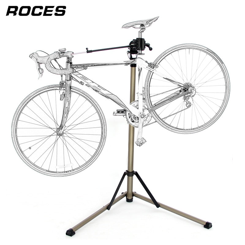 Adjustable Foldable Bicycle Rack Professional Aluminum Alloy Bike Repair Stand  Professional Bicycle Repair Tools Cycling Bike H