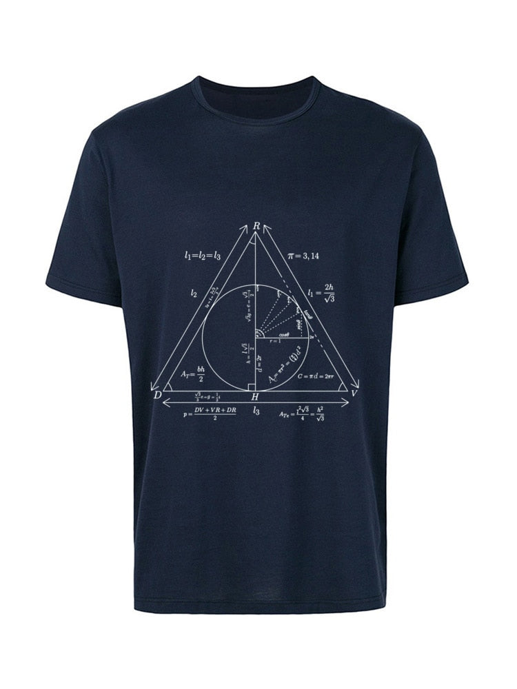 Math Teacher Formula Website T Shirts Triangle Law Summation College Tshirts Mens 2019 University T-Shirts High Quality Tees