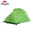 Tienda Naturehike, tienda de campaña Star River mejorada, tienda de campaña ultraligera para 2 personas, 4 estaciones, tienda de silicona 20D con NH17T012-T de alfombra gratis