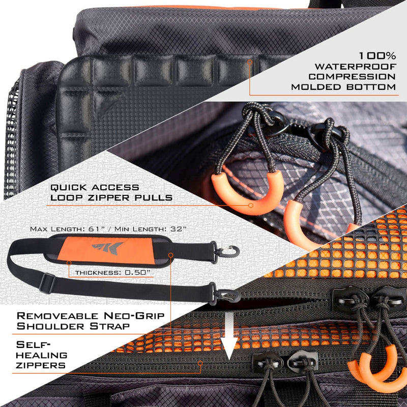 KastKing Angeltasche Große Kapazität Multifunktionale Köder Angelgeräte Boxen Outdoor Hüfttaschen Angelboxen Zangenaufbewahrung