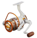 Yumoshi Spinning Fishing Reel 12BB + 1 Bearing Balls 500-9000 Series Metal Coil Spinning Reel Boat Rock Sea Fishing Tackle AX/BX