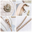2021 Summer Female Women Messenger Bag Korean Edition Fashion Small Round Bag Mini Bag Circular Shoulder Bag