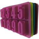 1PC Silicone Numbers Chocolate Mold Cookies Cold 3D Digital Shape Fondant Cake Baking Jelly Candy Pastry DIY Decorating Tools