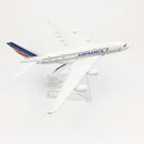 Free shipping Air France Aeroplane model Airbus A380 airplane 16CM Metal alloy diecast 1:400 airplane model toy for children