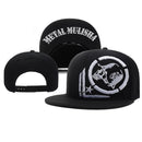 Unisex Letter Embroidery Baseball Cap Women Outdoor Sports Sun Flat Hat Men Fashion Metal Mulisha Hip Hop Snapback Caps CP0123