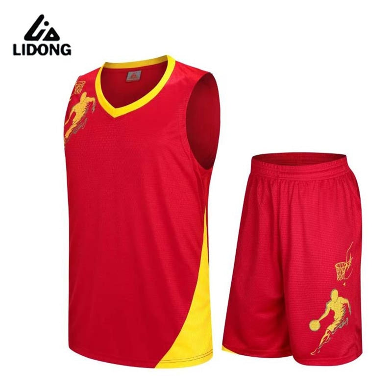 Kids Basketball Jersey Sets Uniforms kits Child Boys Girls Sports clothing Breathable Youth Training basketball jerseys shorts