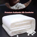 Edredones de seda de morera para verano e invierno, edredón de seda de posicionamiento para trabajo manual, funda nórdica de algodón 100%, manta de seda, ropa de cama, textiles para el hogar