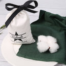 Cinta de embalaje de joyería de algodón 100, bolsa con cordón de lona blanca para bolsas de recuerdo de boda, bolsa pequeña elegante con logotipo personalizado personalizado