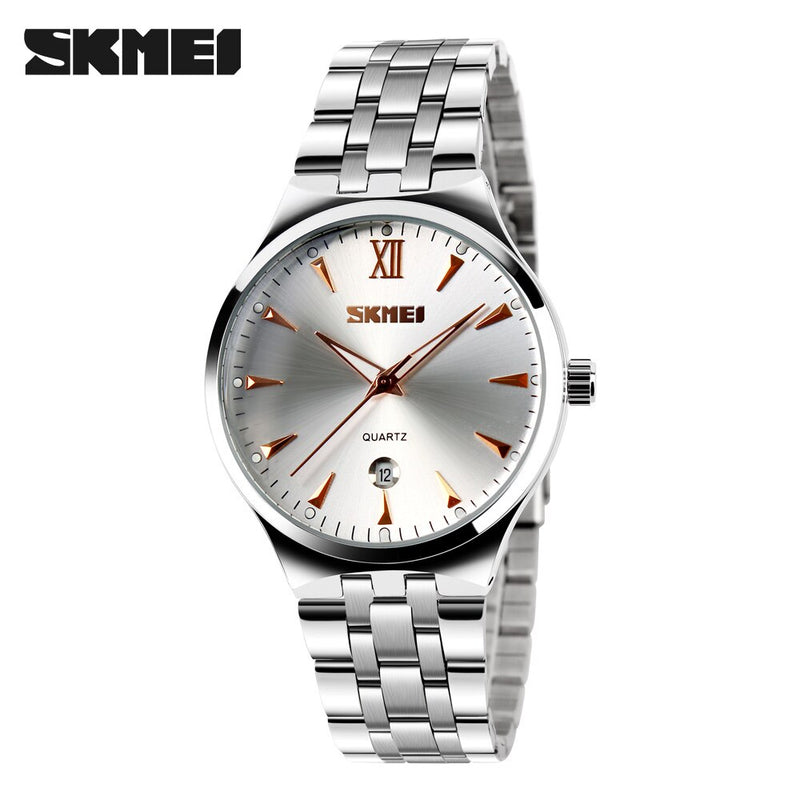 SKMEI Fashion Ladies Sport Watches Women Quartz Watch 3Bar Waterproof Female Wristwatches Calendar Relogio Feminino Clock 9071