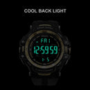 Relojes para hombre Luz LED digital Reloj SMAEL Shock Montre Relojes militares para hombre Marca superior de lujo 1350 Relojes de pulsera digitales Deportes