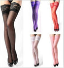 Hot Sexy Women Girl Lace Top Thigh High Stockings Nightclubs Pantyhose Transparent Knee Socks