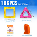 52-106PCS Mini Magnetic Blocks Educational Construction Set Models &amp; Building Toy ABS Magnet Designer Kids Magnets Game Gift