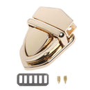THINKTHENDO 1Pc Turn Locks Twist Lock DIY Metal Clasp Handbag Shoulder Bag Purse Bag Accessories Metal Buckle