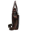 Maletín WESTAL para hombre, bolso para hombre, bolsos de oficina de cuero genuino para hombre, bolso para ordenador portátil, maletín de cuero para hombre, bolsos para ordenador con diseño de cocodrilo