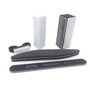 Juego de 5 unidades de brochas acrílicas para limas de uñas, bloque de esmalte de uñas de Gel UV, Kit de lijado para el cuidado de las uñas, herramientas de maquillaje profesional para manicura