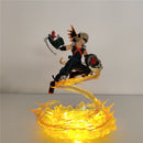 My Hero Academia Figur Bakugou Katsuki VS Midoriya Izuku DIY Modell LED-Licht Actionfiguren Anime Boku no Hero Academia Toys