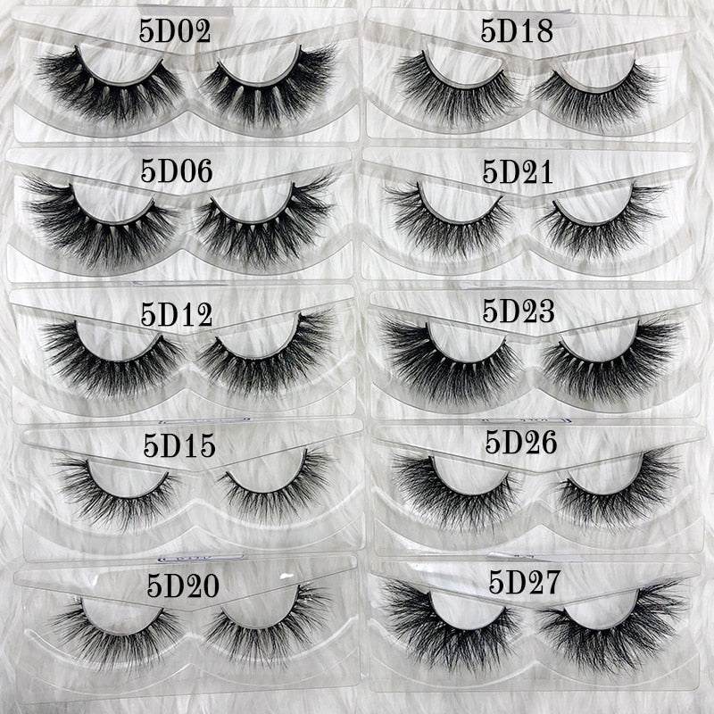 Wholesale 30 pairs no box Mikiwi Eyelashes 3D Mink Lashes Handmade Dramatic Lashes 32 styles cruelty free mink lashes