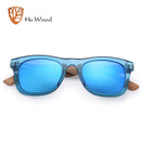 Hu Wood Kids Polarized Sunglasses for Boys and Girls with Recycled Frames and Beech Wood Arms | 4 to 8 years