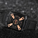 KADEMAN Top Brand Luxury Men Watches Waterproof Sport Square Leather Strap Quartz Watch Casual Wristwatch Male Relogio Masculino