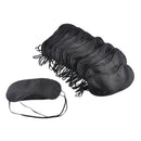 100 Pcs/Lot Gift Travel Sleeping Eye Mask Black Shade Blindfold Eye Patch Night Economic Free Shipping Dropshipping