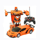 2in1 RC Auto Sportwagen Transformation Roboter Modelle ferngesteuertes Verformungsauto RC Kampfspielzeug KinderGeburtstagsgeschenk für Kinder