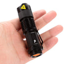 3 Modes Waterproof Led Flashlight Q5 2000lm  Zoomable Hot sale Self Defense no tazer shock Mini Flash Light Torch Penlight