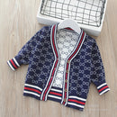 Children&#39;s sweater boys and girls sweater coat children&#39;s double layer thickened sweater