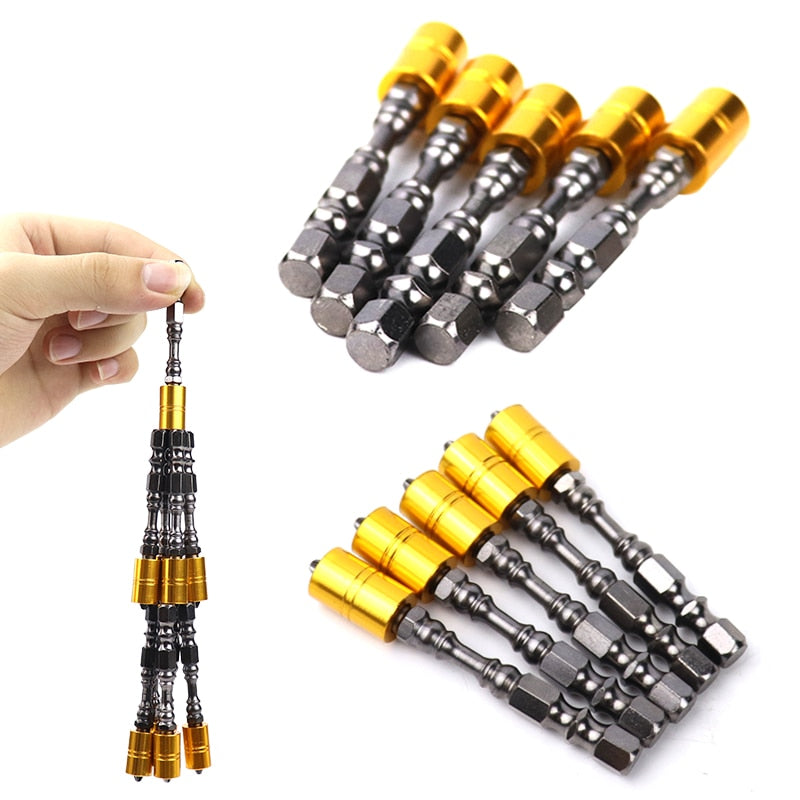 Strong Magnetic Screwdriver Bit Set 65mm Phillips Electronic Screwdriver Bits For Plasterboard Drywall Screw Driver