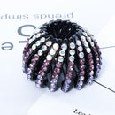 Fashion Women Bun Crystal Hair Claw Horsetail Buckle Hair Clip Bird Nest Expanding Hair Accessories Female Ponytail Headwear