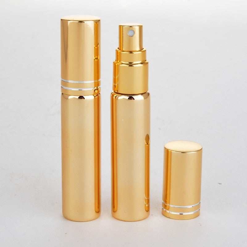 20 teile/los 10 ML Glas UV Parfüm Flasche Zerstäuber Tragbare Parfum Kosmetische Behälter Nachfüllbare Flaschen Großhandel
