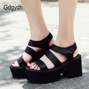 Gdgydh Gladiator Sandals For Women Platform Heels Hook Loop Ankle Strap ladies Casual Shoes Rome Style 2022 New Summer Drop Ship