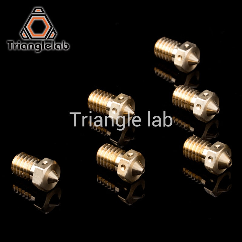 trianglelab Top quality V6 Nozzle for 3D printers hotend 4pcs/lot 3D printer nozzle for v6 hotend extruder prusa i3 mk3