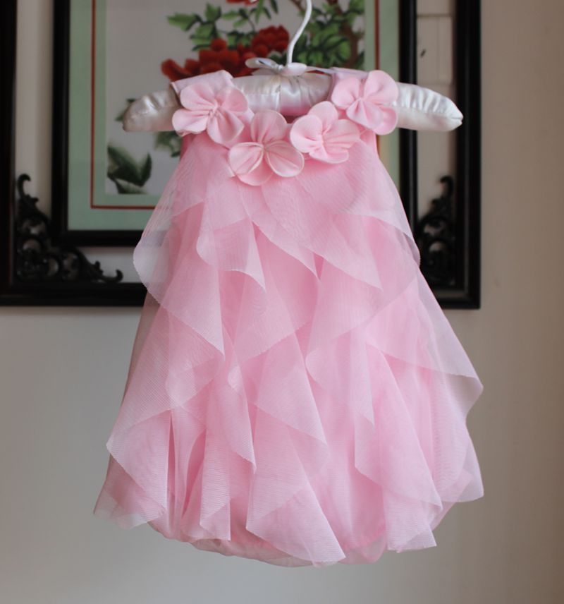 Flores niños niñas vestido niño infantil fiesta verano gasa vestidos princesa bebé ropa 2 años