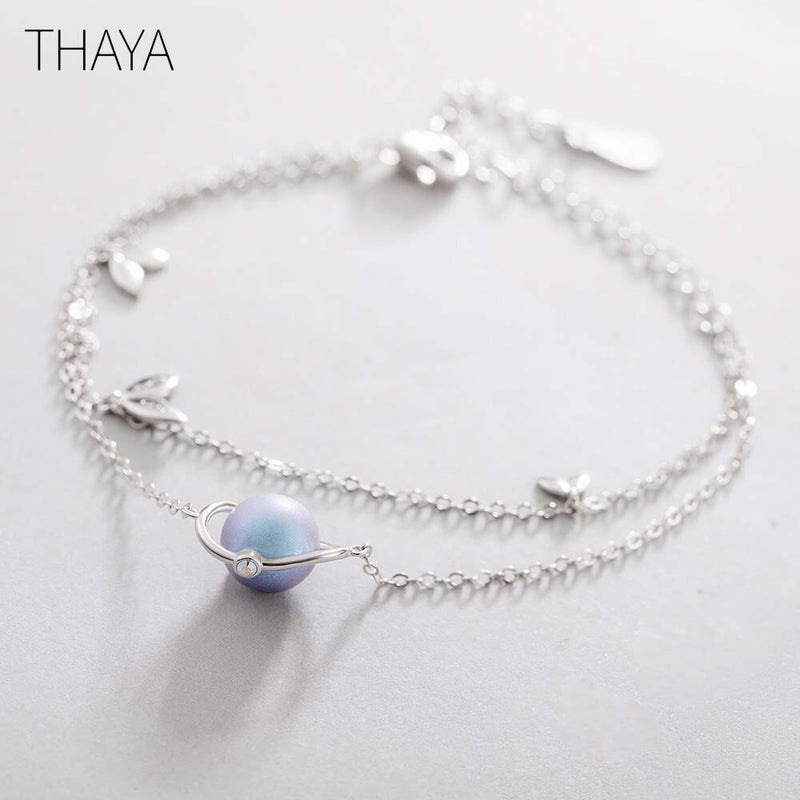 Thaya Midsummer Night's Dream Design' Bracelets s925 Silver Bracelet Female Fantasy style Elegant Dainty Friendship Jewelry