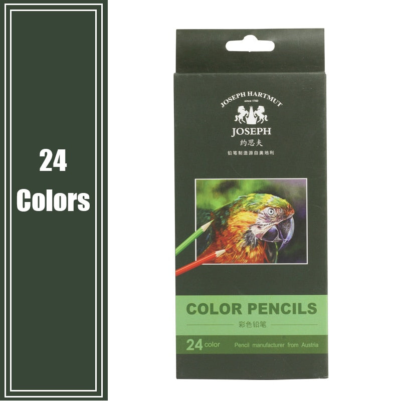 12/18/24/36/48/72 Colors Oily Color Pencil  Artistic  Color Lead Brush Sketch Wood  Pencils Set Hand-Painted School Supplies