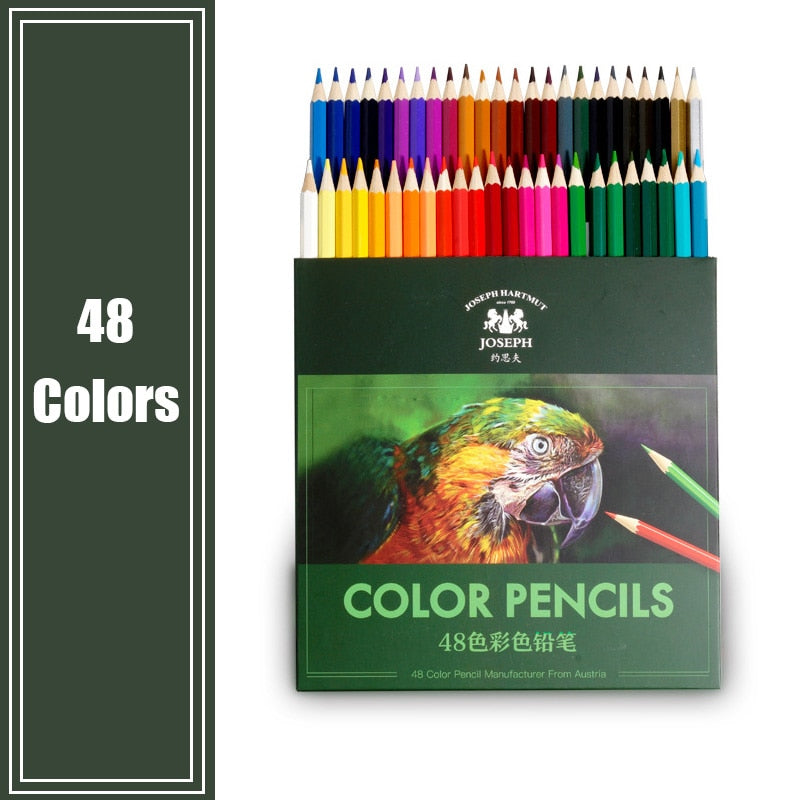 12/18/24/36/48/72 Colors Oily Color Pencil  Artistic  Color Lead Brush Sketch Wood  Pencils Set Hand-Painted School Supplies