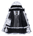 Traje de esquí térmico para niños, chaqueta de esquí para niños y niñas, conjunto de pantalones, chaqueta de snowboard impermeable a prueba de viento, trajes de esquí de invierno para niños, nieve