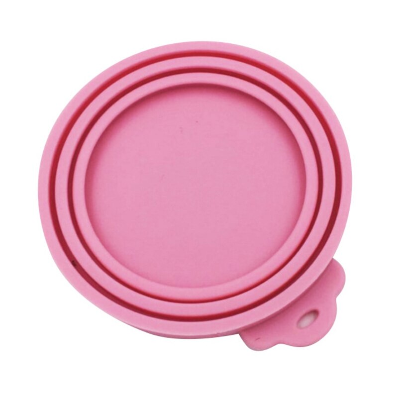 Sqinans Silicone Lid For Cans Reusable Seal Cover For Dog Cat Food Storage Water Feeding Bowl Lids Portable Pet Supplies