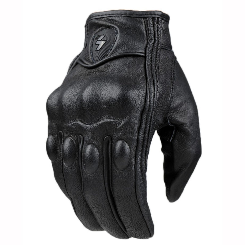 Guantes de moto para hombre y mujer, guantes de invierno para ciclismo de carbono, de cuero para moto, motocross, ATV, motor Nuevo