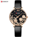 CURREN, relojes para mujer, marca superior, reloj de pulsera con correa de acero inoxidable de lujo para mujer, reloj rosa, elegante reloj de cuarzo para mujer